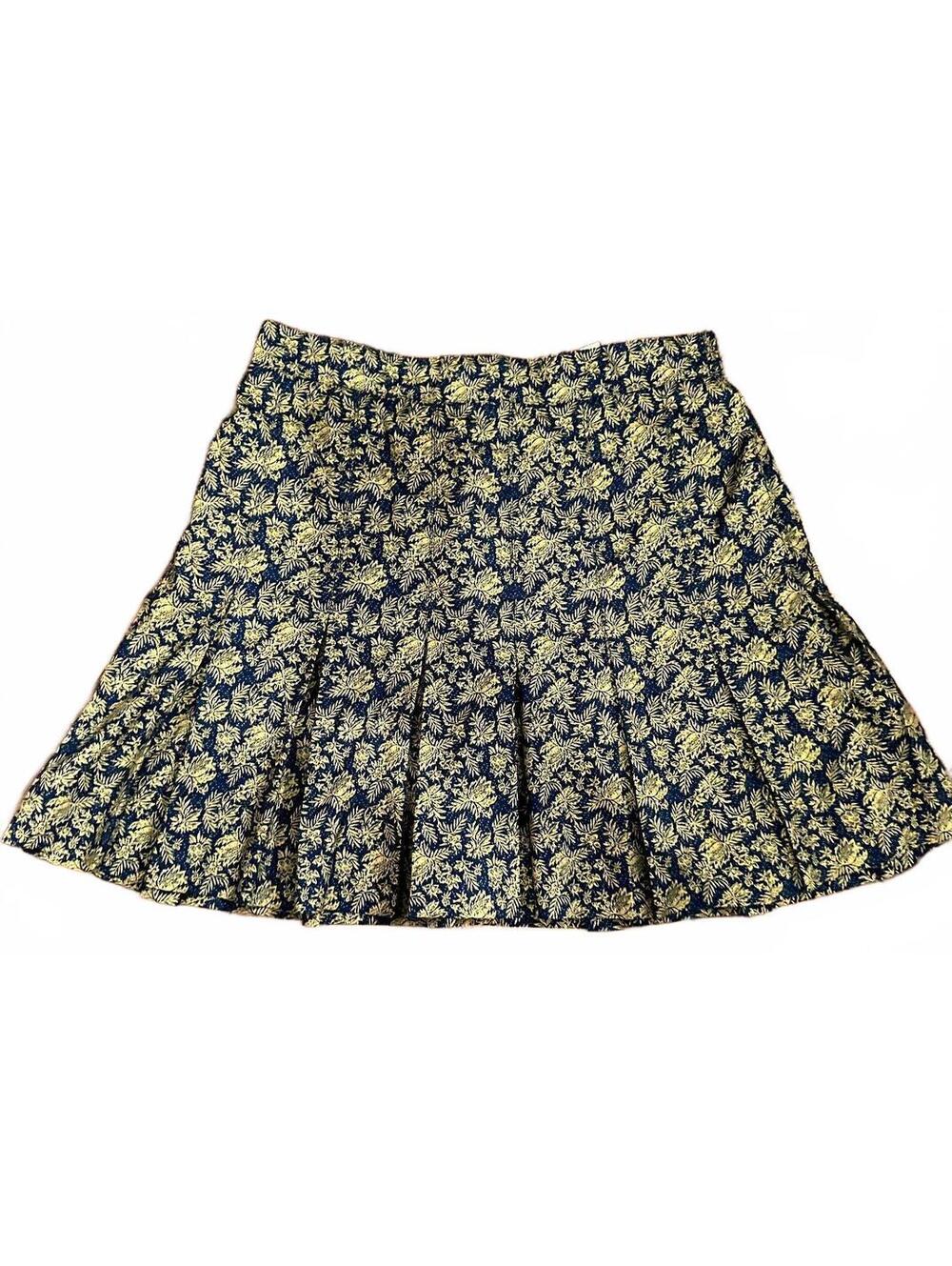 Pebble Beach Dry-Luxe Performance Floral Pleated Golf Tennis Skirt, 10